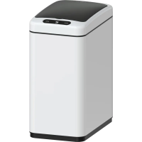 Ведро для мусора Style-TC-0106 SS Color/плавное закрытие/квадратное/6л/нержавейка (MI7092)